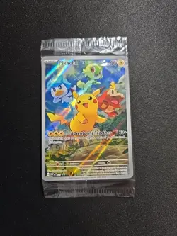 Pokemon Pikachu #027 SV Sealed Promo Paldea Evolved - Image 1