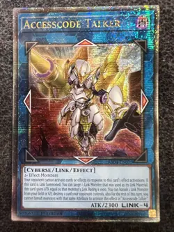 Yugioh Accesscode Talker RA04-EN079 Quarter Century Secret Rare 1st Edition NM - Image 1