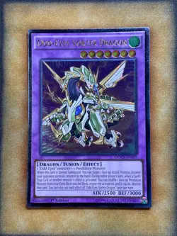 Yugioh Odd-Eyes Vortex Dragon DOCS-EN045 Ultimate Rare 1st Ed LP - Image 1