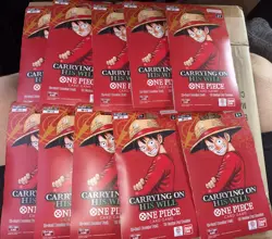 10x- One Piece TCG OP-13 Carrying On His Will Sleeved Booster Pack Lot English - Image 1