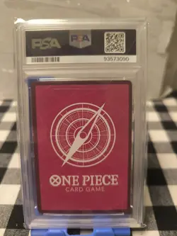 PSA 10 Roronoa Zoro OP01-001 L Alt Art Romance Dawn One Piece Card Japanese 2022 - Image 2