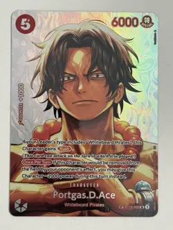 Portgas.D.Ace SP One Piece The Time of Battle ST15-005 Special Rare - Image 2