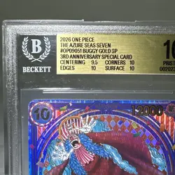 One Piece Buggy Gold SP OP-14 TCG OP09-051 BGS 10 PRISTINE 🚀 Shipping 🔥🔥🔥📈 - Image 3
