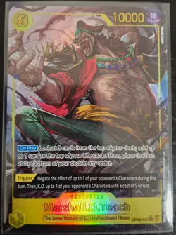 OP16-119 Marshall.D.Teach SEC Alt Art The Time To Battle One Piece TCG English - Image 1