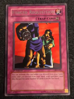 Yugioh! Forced Requisition PSV-025 1st Edition Rare NM - Image 1