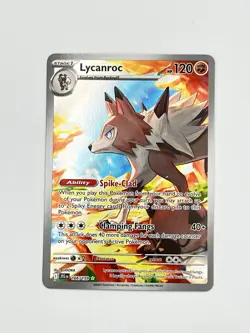Lycanroc 166/159 Journey Together Full Art Ultra Rare Holo Pokemon Card NM - Image 1