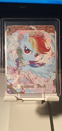 RAINBOW DASH MOON EDITION 3 SC CARDS MLPME03-SGR-003L5 ENGLISH 1ST EDITION MLP - Image 1