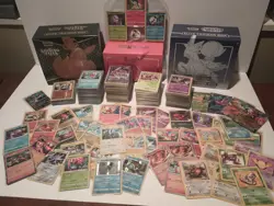 Pokemon Collection. OPEN ETBs 650 total cards. See photos and read description. - Image 1