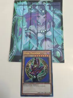 Yugioh 1x Dark Magician LOB-EN005 Legend of Blue Eyes 25th Anniversary NM - Image 1