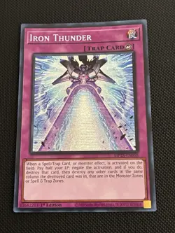 YuGiOh! - Iron Thunder - MP25-EN058 - Prismatic Secret Rare - Near Mint - Image 1