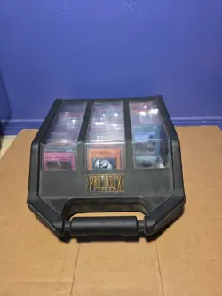 Vintage Pro-Index System Card Storage Case Holder w/ Yu-Gi-Oh Cards Bundle - Image 1