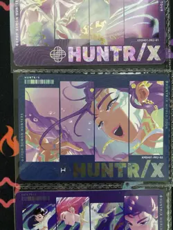 Kayou KPop Demon Hunters Trading Card lot HUNTR/X Rumi Promo KPDH01-PR2-01 02 03 - Image 3