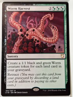Worm Harvest - Commander: 2018 - Magic the Gathering MTG Nice! - Image 1