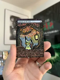 1:1 Magic the Gathering/Pokemon Alter Mimikyu x Lantern of the Lost - Image 1