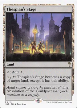 Thespian's Stage (White Border) R Mystery Booster 2 113 NM - Image 1