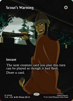 MTG Avatar Eternal SOURCE MATERIAL M Scout's Warning #0006 - Image 1