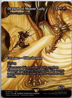 Dragon of Mount Gulg - Ancient Copper Dragon (Showcase) M FCA 12 NM - Image 1