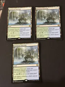 Botanical Sanctum X3 Kaladesh Ex/NM Condition See Pics Front Back - Image 1