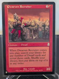 Dwarven Recruiter 186/350 Uncommon The List Reprints Magic: The Gathering NM - Image 1