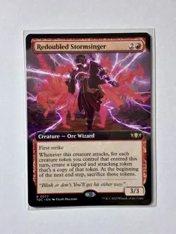 MTG Tarkir Dragonstorm Commander, Redoubled Stormsinger - Extended Art - Image 1