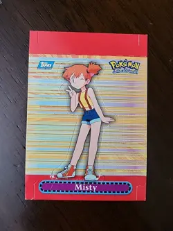 DMG! 2000 Topps Pokemon TV Animation Edition Pop-Up Misty 4 Of 10 - Image 1