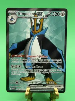 Empoleon ex 114/094 Me02: Phantasmal Flames Holo Pokemon Near Mint - Image 1