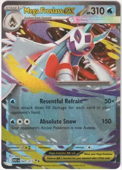 Mega Froslass ex 047/217 Pokemon ME: Ascended Heroes ASC NM - Image 1
