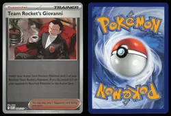 Team Rocket's Giovanni 204/217 Reverse Holo Pokemon Ascended Heroes ASC NM - Image 3