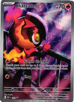 Charcadet 022 Holo Promo ME: Mega Evolution Promo Pokemon Near Mint - Image 1