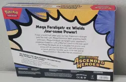 Pokemon Mgea Evolution Ascended Heroes Ex Box Mega Feraligatr - Image 2