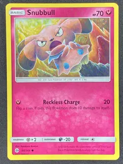 Pokemon Snubbull 90/149 SUM Sun & Moon LP/NM - Image 1
