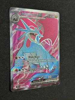 Salamence ex 177/159 Journey Together Full Art Double Rare Pokemon NM w/ indent - Image 5