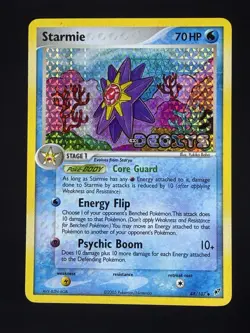 Starmie 48/107 Reverse Holo EX Deoxys Pokemon 2005 - Image 1