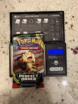 VERY HEAVY!! (22.63g) Pokemon Perfect Order – Factory Sealed Booster Pack! - Image 1
