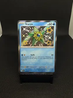 Pokemon TCG Paldean Fates Staryu 118/091 Shiny Holo Rare NM - Image 1