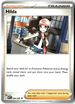 Hilda 084/086 Uncommon White Flare Pokemon Near Mint - Image 1