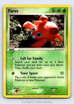 Paras Holo CLV 004/034 - Pokemon Classic Collecton - Near Mint - Image 1