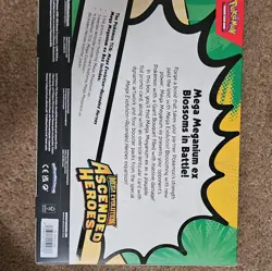 Pokemon TCG Ascended Heroes Mega Meganium EX Box w/ Promo, Oversized, 2016 - Image 2