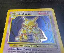 Alakazam 1/130 Base Set 2 Unlimited Holo Pokemon TCG - Image 2