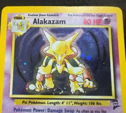 Alakazam 1/130 Base Set 2 Unlimited Holo Pokemon TCG - Image 3