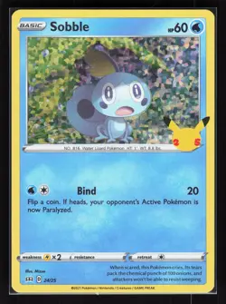 Sobble - 24/25 Holo Promo Pokemon McDonald's 25th Anniversary Promos 024/025 NM - Image 1