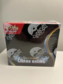Pokemon Chaos Rising Booster Box Factory Sealed! -Very Small Tear In Plastic - Image 1