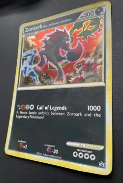 Pokemon Company Zoroark and Legendary Pokemon Promo Holo Jumbo Oversized HP 500 - Image 3