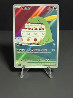 Pokemon TCG Gulpin 154/142 Illustration Rare Stellar Crown Pokemon NM - Image 1