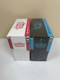 Black Bolt and White Flare POKEMON CENTER ETB Elite Trainer Box SEALED SET - Image 3