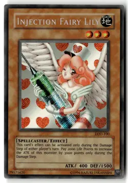 Injection Fairy Lily LOD-100 Legacy of Darkness Yu-Gi-Oh Unlimited MP - Image 1