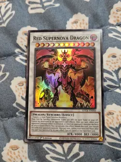 Red Supernova Dragon - Super Rare - SDCK-EN044 Yugioh - Image 1