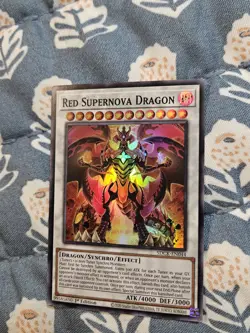 Red Supernova Dragon - Super Rare - SDCK-EN044 Yugioh - Image 4