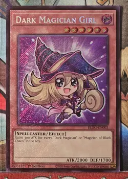 Yu-Gi-Oh! TCG Dark Magician Girl BLGG-EN003 1st Edition Secret Rare - Image 1