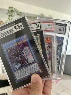 Yu-Gi-Oh! TCG Graded Card Lot Of 4 CGC KSA PSA SGC 8.5 9 And 9.5 - Image 1